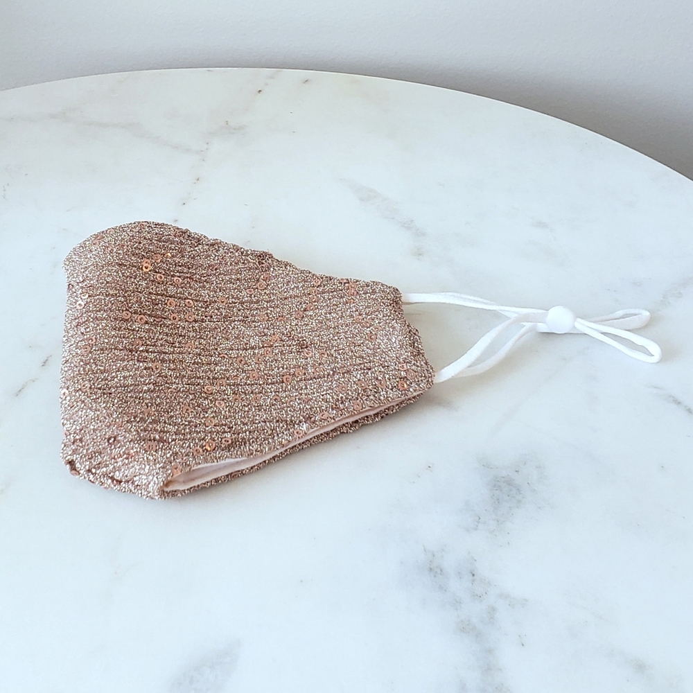 Dusty Rose Shimmer Face Mask
